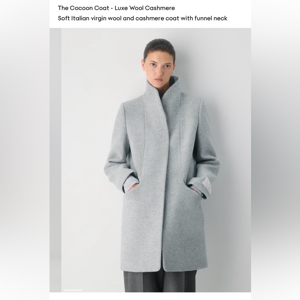 BRAND NEW Aritzia The Cocoon Coat - Luxe Wool Cashmere
